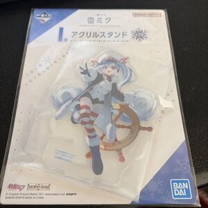 Snow Miku 11.5in Acrylic Stand Ichiban Kuji Prize Hatsune Miku